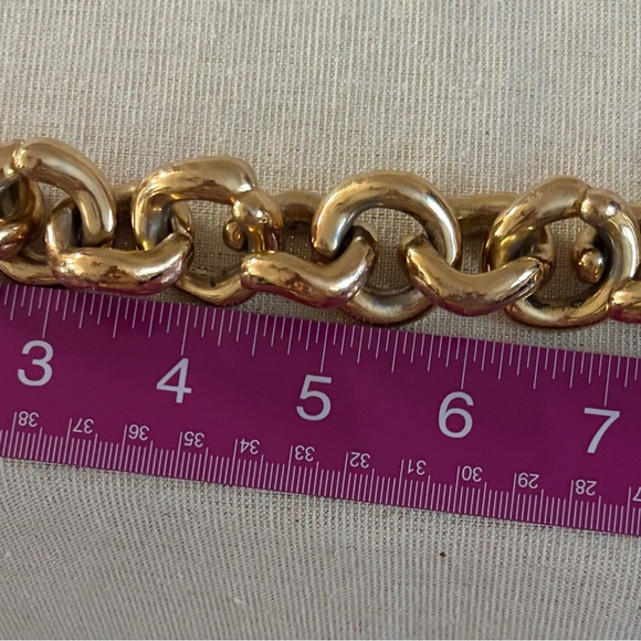 Chunky Gold Chain Bracelet - Picture 3 of 4